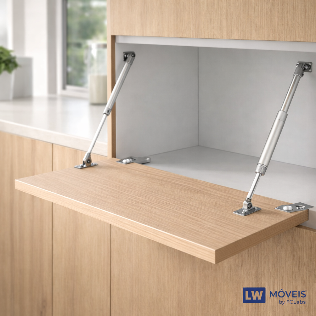 Kit Pistões a Gás Inverso para Móveis