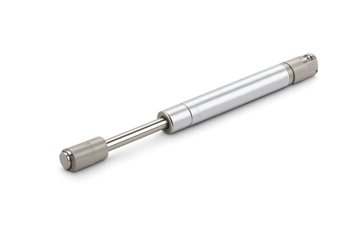 Pistão a gás amortecedor para portas de móveis com abertura e fechamento suave