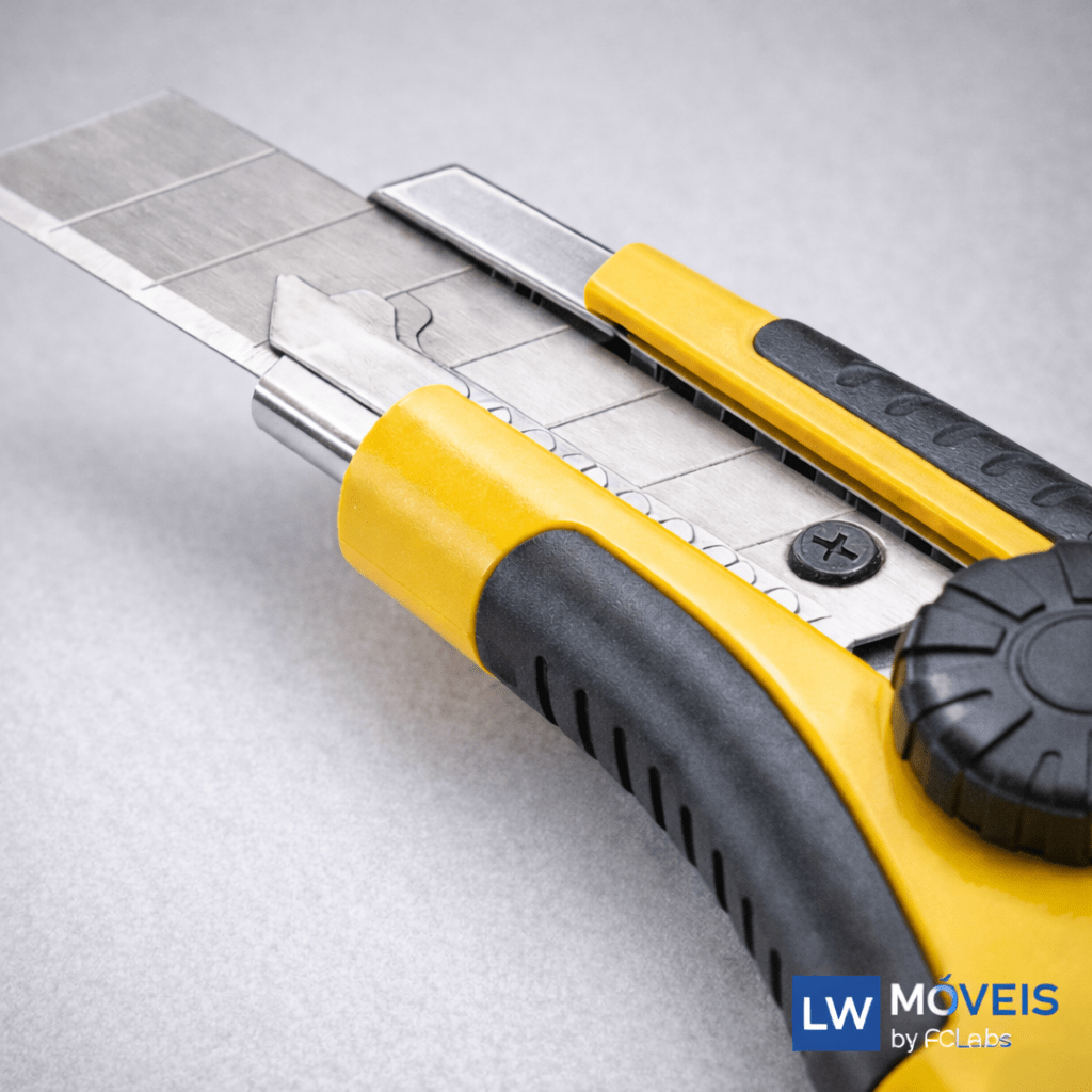 Kit Estilete Profissional para Corte em MDF, Papel e Plástico Ferramenta profissional | LW Ferragens