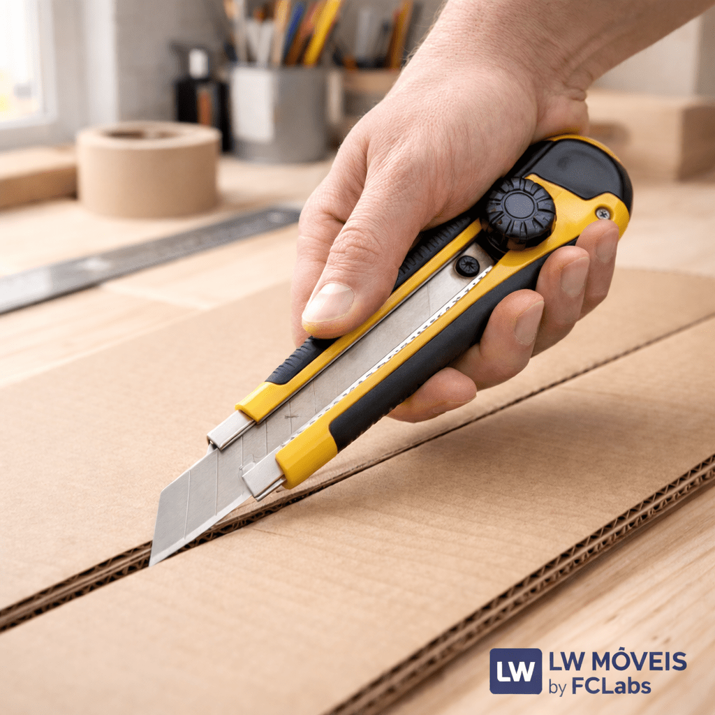 Kit Estilete Profissional para Corte em MDF, Papel e Plástico Ferramenta profissional | LW Ferragens