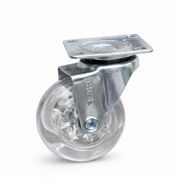 Kit Rodízio Giratório de Silicone para Móveis com e sem Freio